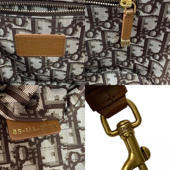 List Price: 800000 DIOR Women's Pannier Chapeau Basket Bag Raffia 2way Shoulder - Picture 8 of 10